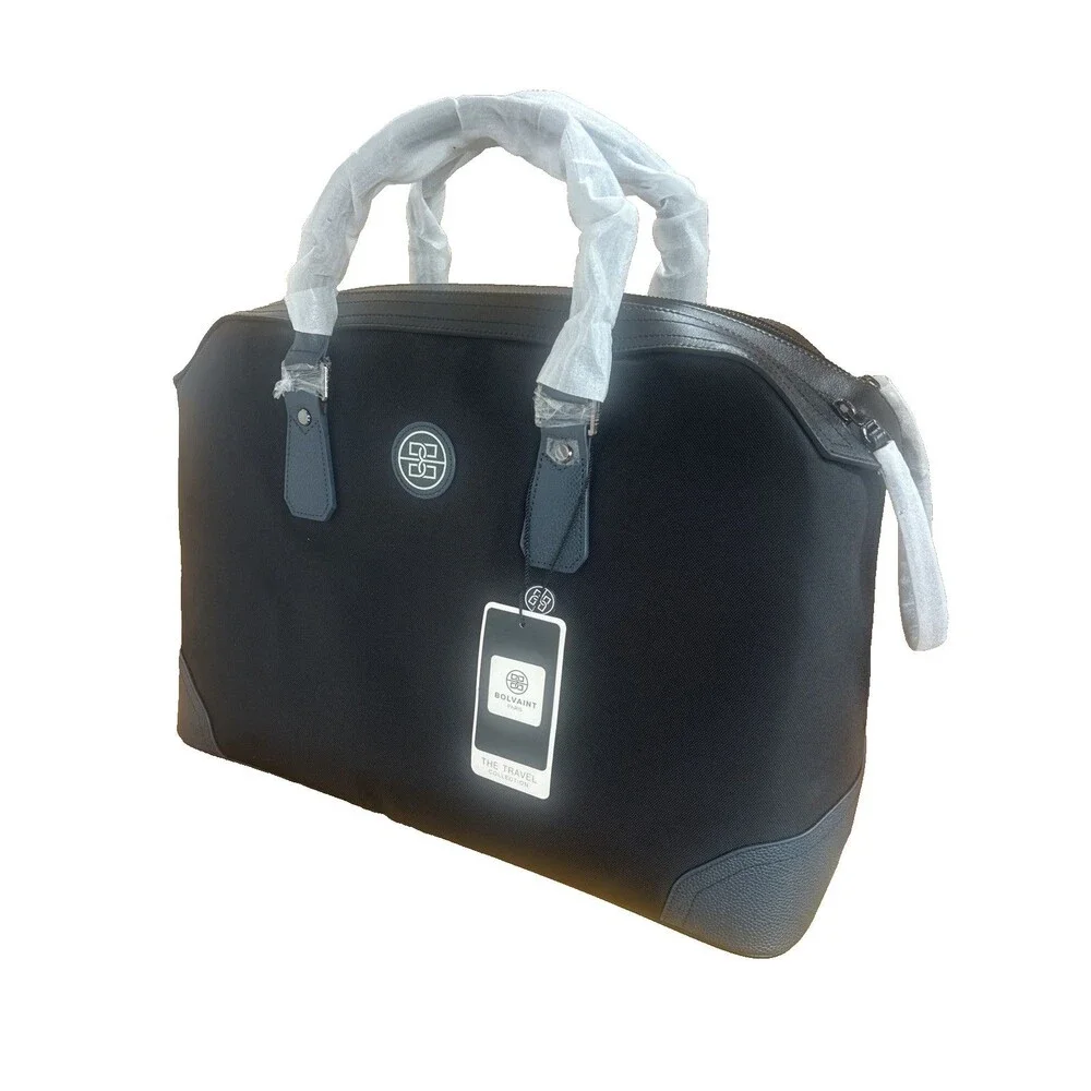 Bolvaint Paris Ivens Travel Bag 100% Leather/Nylon NEW Original Packaging $2900